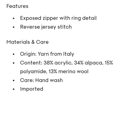 Wilfred Free Aritzia Gwyneth Half Zip Pullover Sweater - Picture 10 of 12